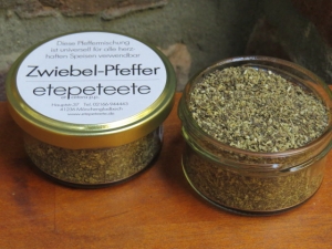 Zwiebel Pfeffer