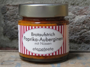 Brotaufstrich Paprika-Auberginen mit N�ssen
