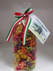 Bunte Nudeln Caramelle (Bonbonform)