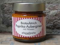 Brotaufstrich Paprika-Auberginen mit Nüssen