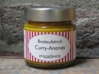 Brotaufstrich Curry-Ananas